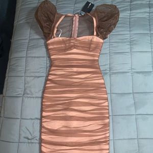 Bandage Mocha Dress